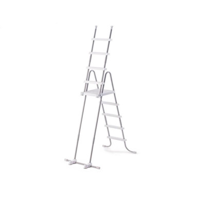 Drabinka basenowa 122 cm z systemem ochrony dzieci Intex 28076 Pool Garden Party