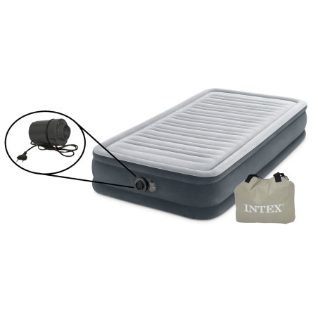 Materac do spania 99 x 191 x 33 cm Comfort Plush Twin Intex 67766 Pool Garden Party