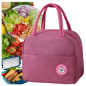 Lunch Box Torba Termiczna Śniadaniowa Izolacyjna na Jedzenie-różowa Lunch Box Torba Termiczna Śniadaniowa Izolacyjna na Jedzenie-różowa