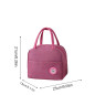 Lunch Box Torba Termiczna Śniadaniowa Izolacyjna na Jedzenie-różowa Lunch Box Torba Termiczna Śniadaniowa Izolacyjna na Jedzenie-różowa