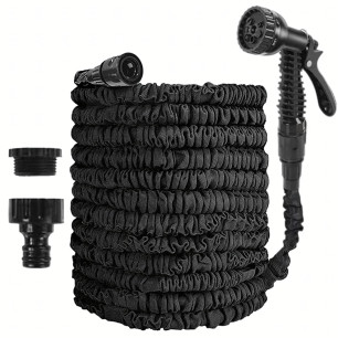 Wąż Ogrodowy Rozciągliwy Elastyczny 30m Zestaw + Pistolet Zraszacz