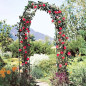 Pergola Ogrodowa Metalowa Łuk, Podpora na Kwiaty, Róże, Warzywa