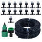 Kurtyna Wodna 15m System Nawadniający Ogrodowy Zestaw 15 Zraszaczy