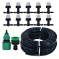 Kurtyna Wodna 10m System Nawadniający Ogrodowy Zestaw 10 Zraszaczy