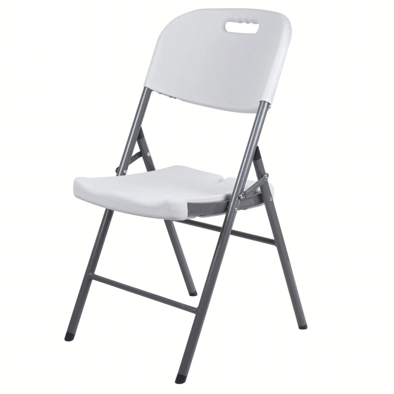 Krzesło Cateringowe Składane Ogrodowe, Białe Krzesło na Piknik i Eventy Krzesło Cateringowe Składane Ogrodowe, Białe Krzesło na Piknik i Eventy
