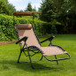 Krzesło Zero Gravity Składane, Fotel Ogrodowy, Leżak Plażowy, Leżanka z Daszkiem Krzesło Zero Gravity Składane, Fotel Ogrodowy, Leżak Plażowy, Leżanka z Daszkiem