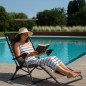 Krzesło Zero Gravity Składane, Fotel Ogrodowy, Leżak Plażowy, Leżanka z Daszkiem Krzesło Zero Gravity Składane, Fotel Ogrodowy, Leżak Plażowy, Leżanka z Daszkiem
