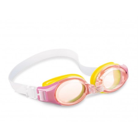 Okularki pływackie  dla dzieci Junior - różowe Intex