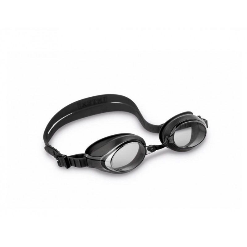 Okularki pływackie Pro Racing Sport czarne Intex