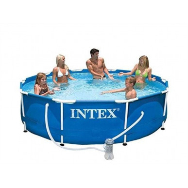 Niecka do basenu Metal Frame 305 x 76 cm Intex 10615 Pool Garden Party