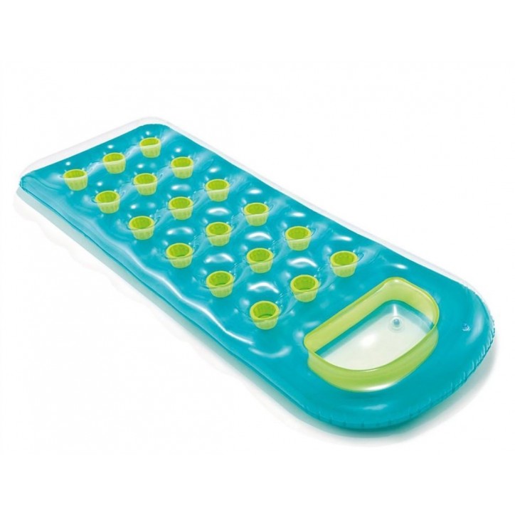 Materac dmuchany "Pocket" z okienkiem Turkusowy Intex Materac dmuchany "Pocket" z okienkiem Turkusowy Intex