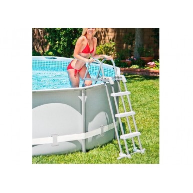 Drabinka basenowa 91-107 cm z systemem bezpieczeństwa Intex 28075 Pool Garden Party