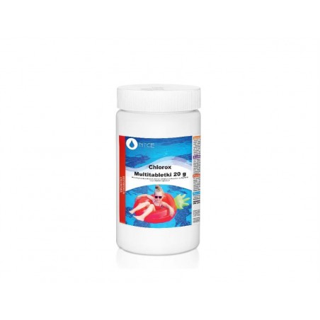 Chlorox MULTI-tabletki 20g - 1 kg NTCE NCHM20-1 Pool Garden Party