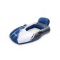 Fotel materac z siateczką - niebieski Intex