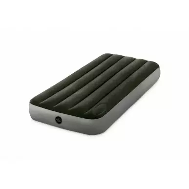 Materac do spania 76 x 191 x 25 cm Downy Cot z wbudowaną pompką nożną Intex 64760 Pool Garden Party