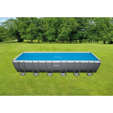 Pokrywa solarna dla basenów 732 x 366 cm Intex 28017 Pool Garden Party