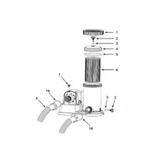 Pompa filtrująca z hydro aeracją 9463 / 7192 l/godz. Intex