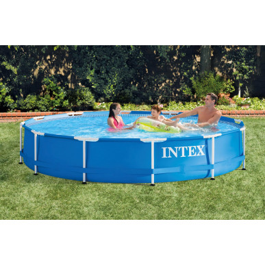 Basen ogrodowy stelażowy 366 x 76 cm Intex 28210 Pool Garden Party