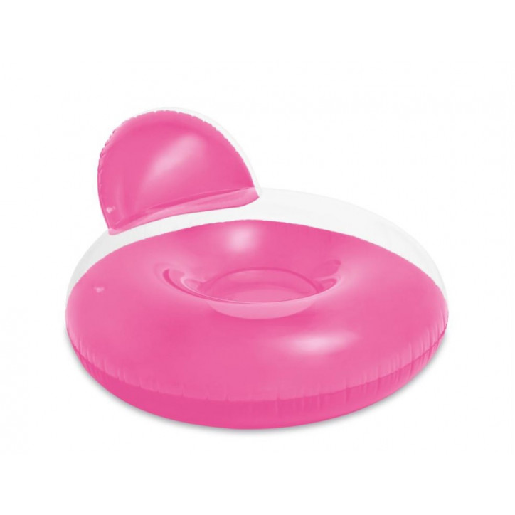 Materac - Pływający Fotel z oparciem różowy Intex