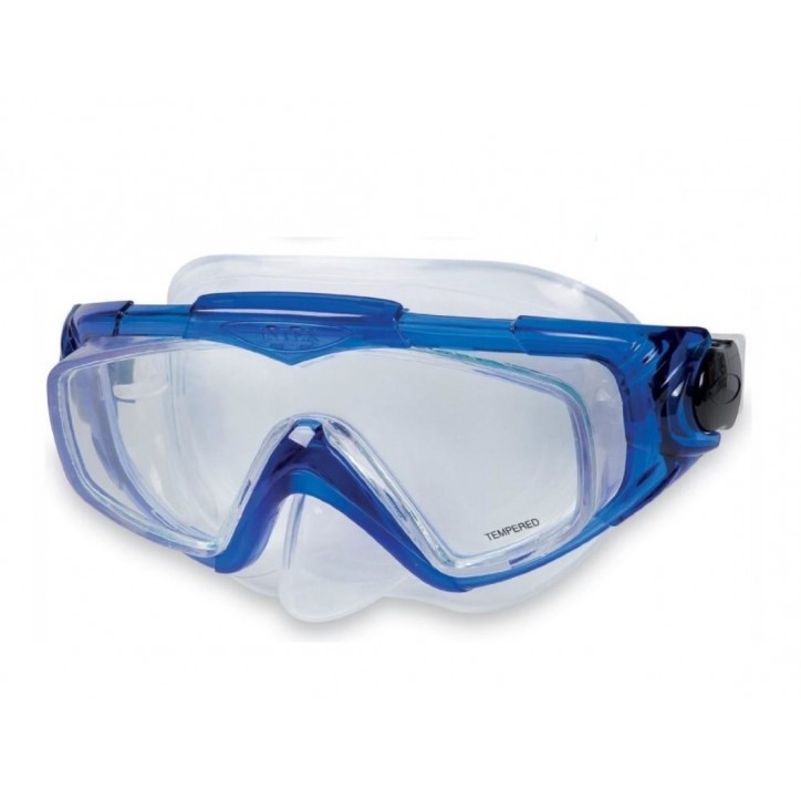 Maska do nurkowania - Aqua Pro - niebieska Intex