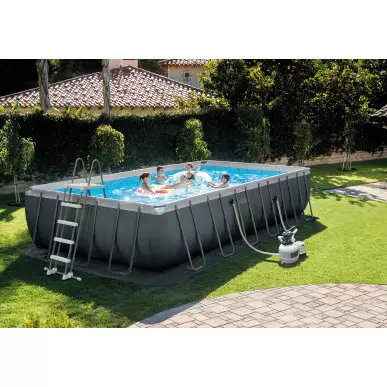 Pompa filtrująca piaskowa z hydro aeracją 10500 / 8000 l/godz. Intex 26648 Pool Garden Party