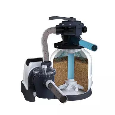 Pompa filtrująca piaskowa z hydro aeracją 4500 / 4000 l/godz. Intex 26644 Pool Garden Party