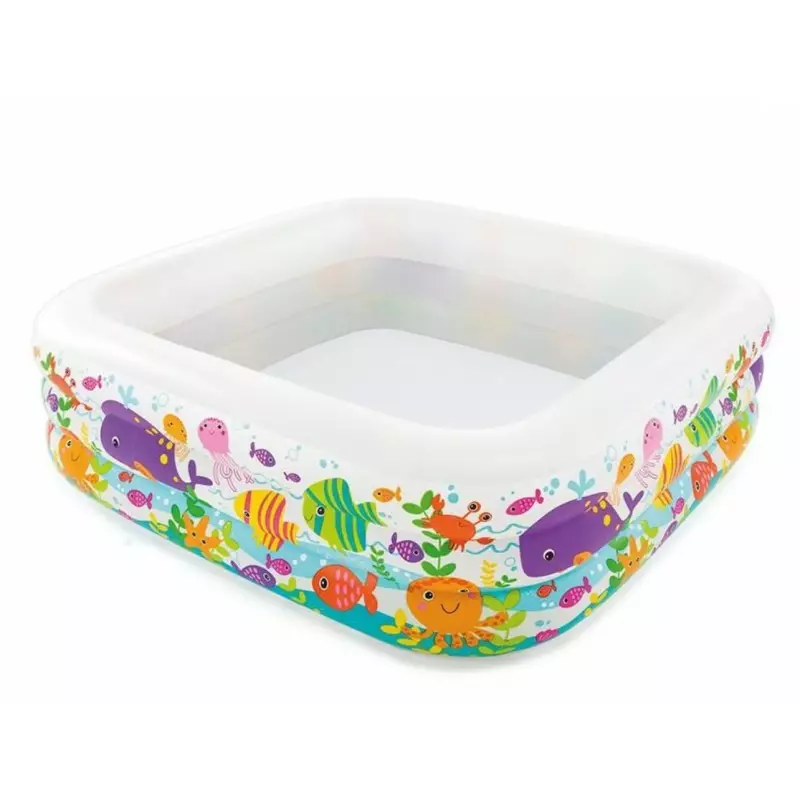 Basenik kwadratowe akwarium 159 x 159 x 50 cm Intex Basenik kwadratowe akwarium 159 x 159 x 50 cm Intex
