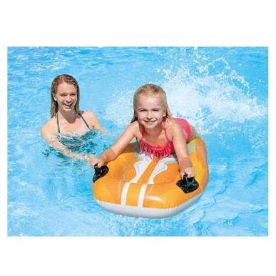 Deseczka do pływania Rider 112 x 62 cm pomarańczowa Intex 58165-P Pool Garden Party