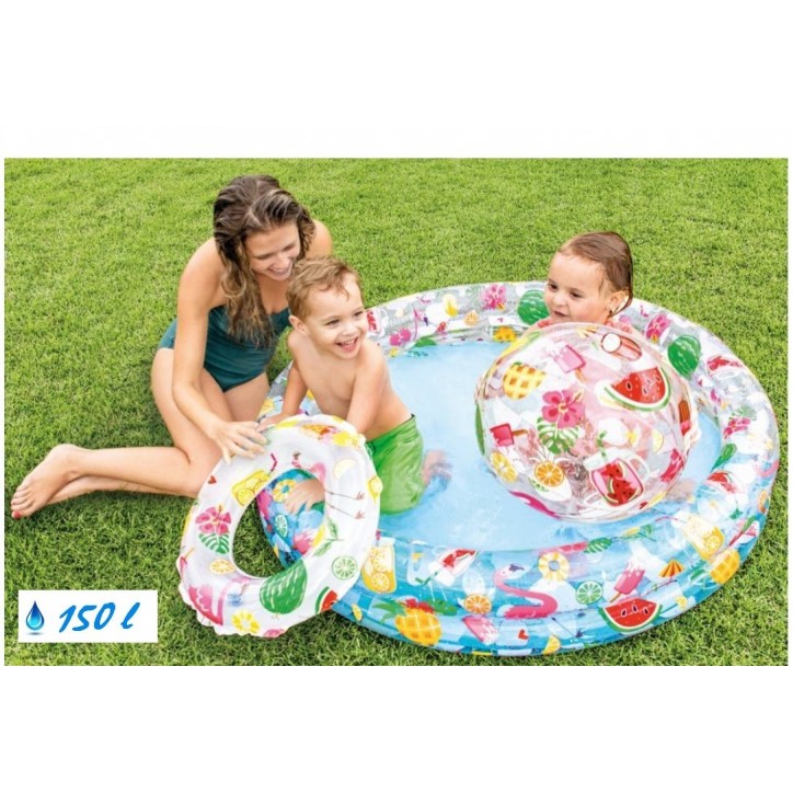 Basen Brodzik - Owocowy Basen z piłką i kółkiem Intex Basen Brodzik - Owocowy Basen z piłką i kółkiem Intex