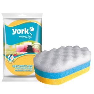 Gąbka masażowa TĘCZA Mix kolorów YORK