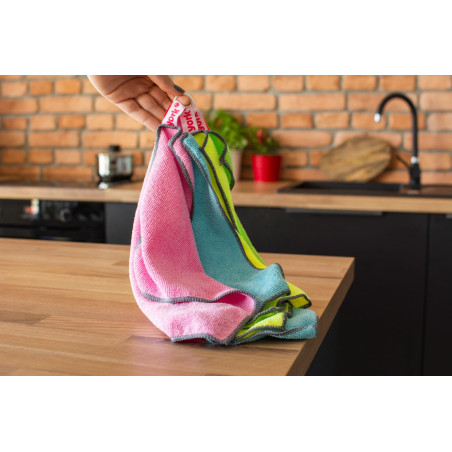 Ścierki z mikrofibry uniwersalne wielokrotnego użytku 4 sztuki YORK