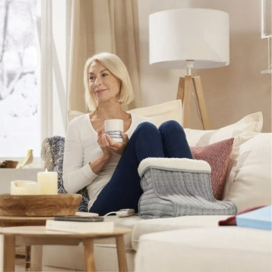 Elektryczny Ogrzewacz do Stóp Nóg Ocieplacz z Pilotem Miękki 9 Poziomów-POOL GARDEN PARTY