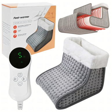 Elektryczny Ogrzewacz do Stóp Nóg Ocieplacz z Pilotem Miękki 9 Poziomów-POOL GARDEN PARTY