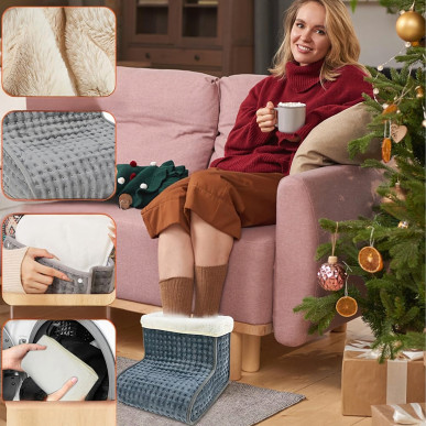 Elektryczny Ogrzewacz do Stóp Nóg Ocieplacz z Pilotem Miękki 9 Poziomów-POOL GARDEN PARTY