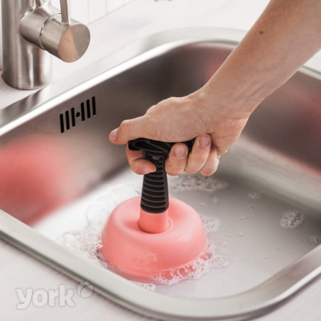 Przepychacz sanitarny z plastikową rączką Candy Mix kolorów YORK