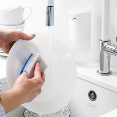 Zmywak Myjka Gąbka Kuchenna BACTERIA STOP 10 szt. do mycia naczyń dwuwarstwowe YORK YO3034010-009799