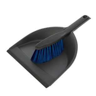 Zmiotka + szufelka z gumą CLIP MIX kolorów AZUR YO3062040-010090