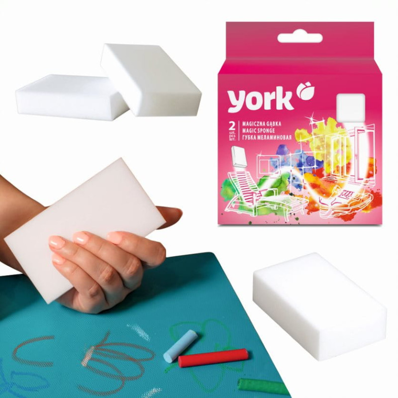 Magiczna gąbka z melaniny 2 szt. YORK
