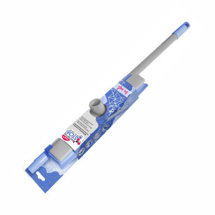 Miotła gumowa do zamiatania podłóg 24 cm BACTERIA STOP + kij teleskopowy YORK