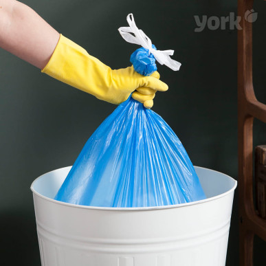 Worki na śmieci odpady z taśmą 35 l / 15 szt. YORK YO4090610-002642