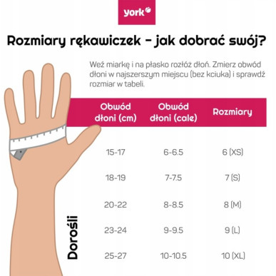 Rękawice gumowe zapachowe ROSIE rozmiar S YORK YO4092390-003180