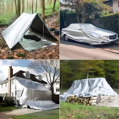 Plandeka Płachta Ochronna UV 4x5m 80g Okryciowa Mocna Uniwersalna-RC-K1848-5906301474500-Pool Garden Party