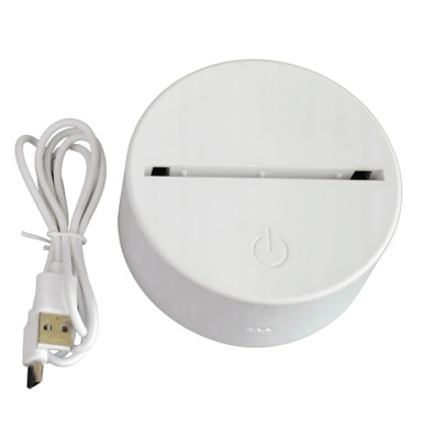 Lampka Nocna Prezent Miś 3D Illusion do Sypialni dla Dzieci Biurkowa USB-RC-K-1499-5906301406624-Pool Garden Party