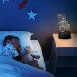 Lampka Nocna do Sypialni dla Dzieci Biurkowa USB-Miś 3D Illusion