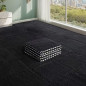 Puzzle Piankowe EVA Mata Pluszowa Dywan Podłogowa Czarne 30x30cm-12szt.