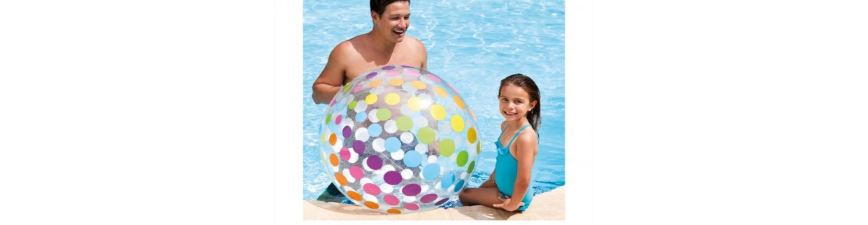 Dmuchane kółka i piłki plażowe: dmuchane akcesoria plażowe