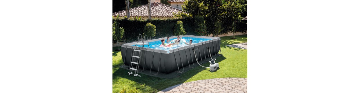 Baseny stelażowe ogrodowe prostokątne, kwadratowe i okrągłe | Poznań